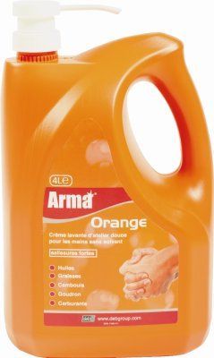 CREME LAVANTE ATELIER ARMA ORANGE BIDON POMPE 4L 